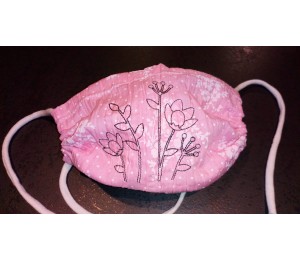 Stickdatei - Blumen Line Art